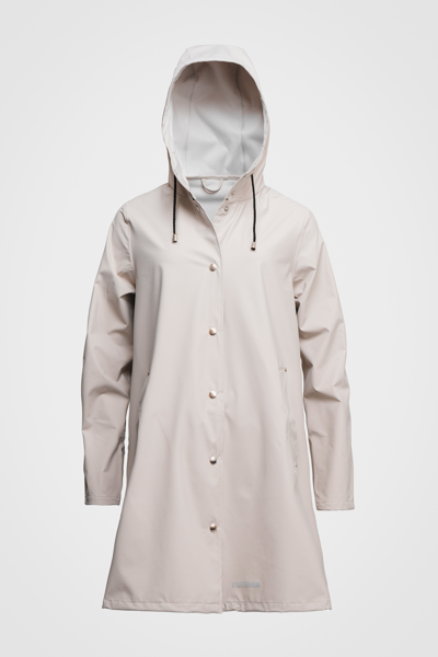 Stutterheim Mosebacke Lightweight Raincoat In Light Sand