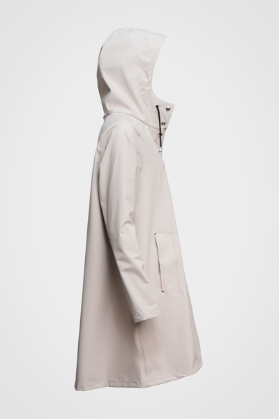 Stutterheim Mosebacke Lightweight Raincoat In Light Sand