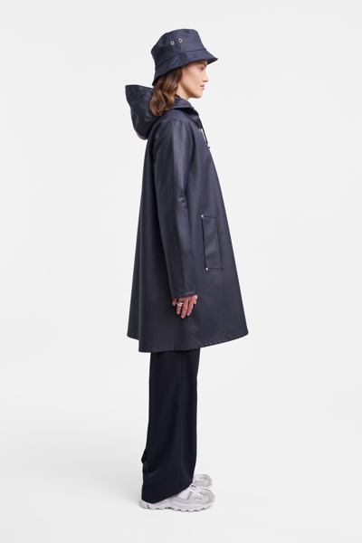Stutterheim Mosebacke Lightweight Raincoat In Navy
