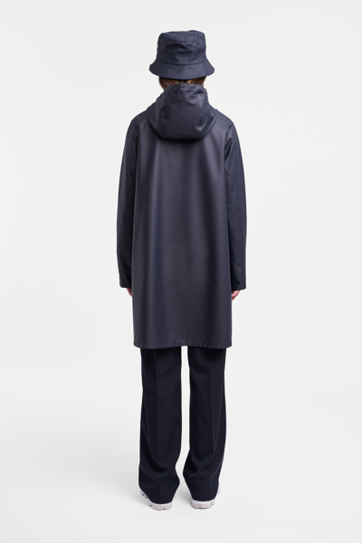 Stutterheim Mosebacke Lightweight Raincoat In Navy