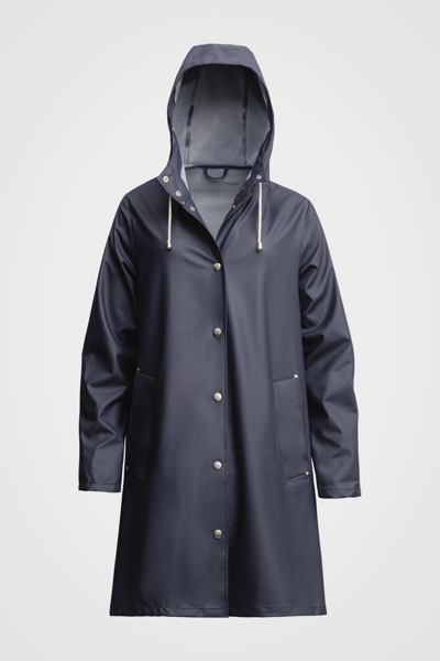 Shop Stutterheim Mosebacke Lightweight Raincoat In Navy