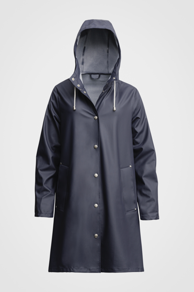 Stutterheim Mosebacke Lightweight Raincoat In Navy