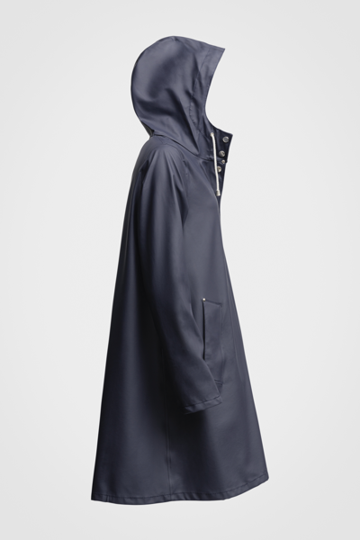 Stutterheim Mosebacke Lightweight Raincoat In Navy