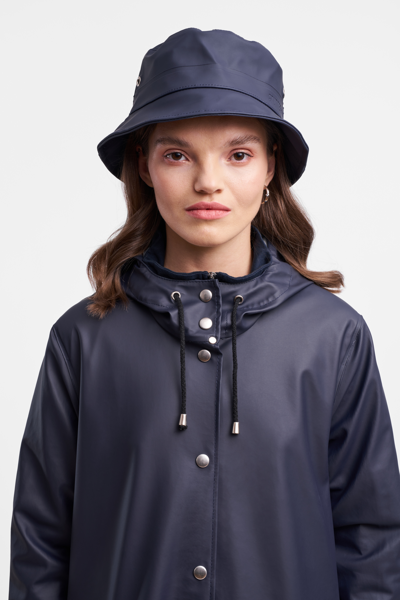 Shop Stutterheim Mosebacke Lightweight Raincoat In Navy