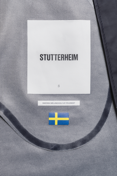 Stutterheim Mosebacke Lightweight Raincoat In Navy