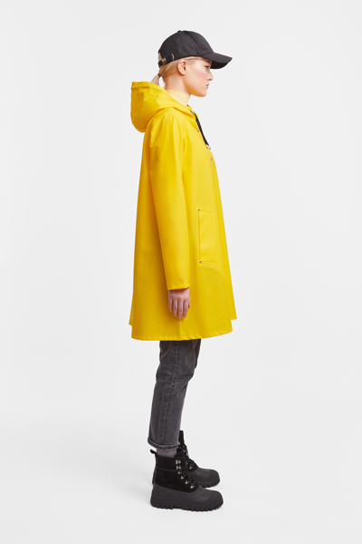 Shop Stutterheim Mosebacke Lightweight Raincoat In Yellow