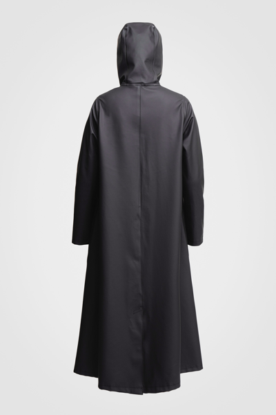 Stutterheim Mosebacke Long Raincoat In Black