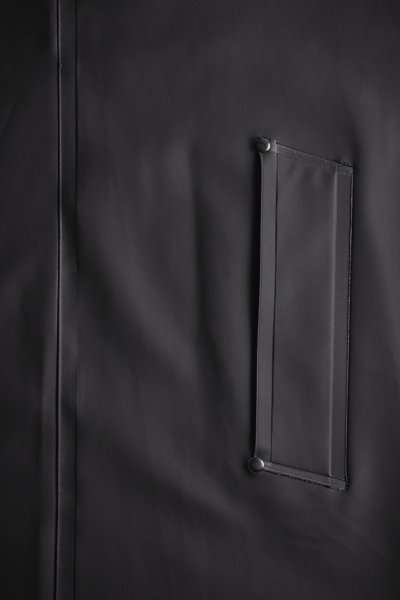 Stutterheim Mosebacke Long Raincoat In Black