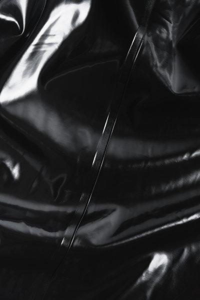 Stutterheim Mosebacke Long Opal Raincoat In Black