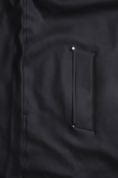 Stutterheim Mosebacke Long Winter Jacket In Black