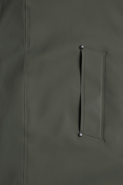 Stutterheim Mosebacke Long Winter Jacket In Green