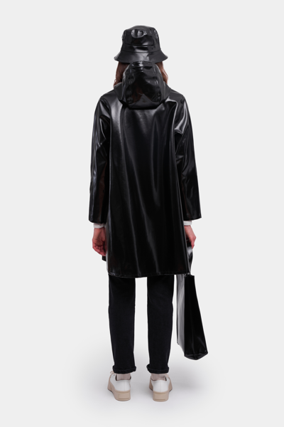 Stutterheim Mosebacke Opal Raincoat In Black