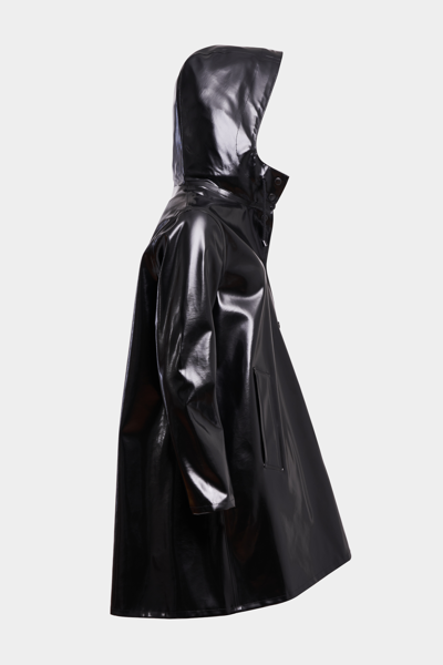 Stutterheim Mosebacke Opal Raincoat In Black