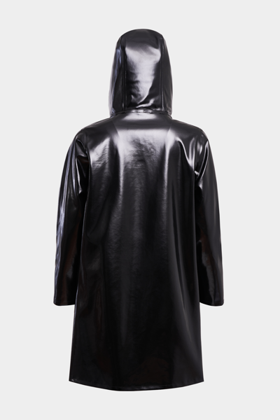 Shop Stutterheim Mosebacke Opal Raincoat In Black