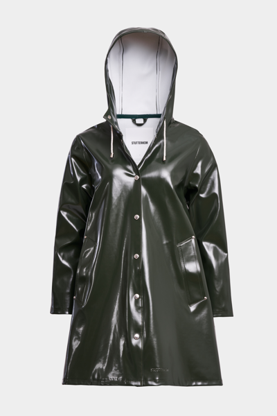 Shop Stutterheim Mosebacke Opal Raincoat In Green