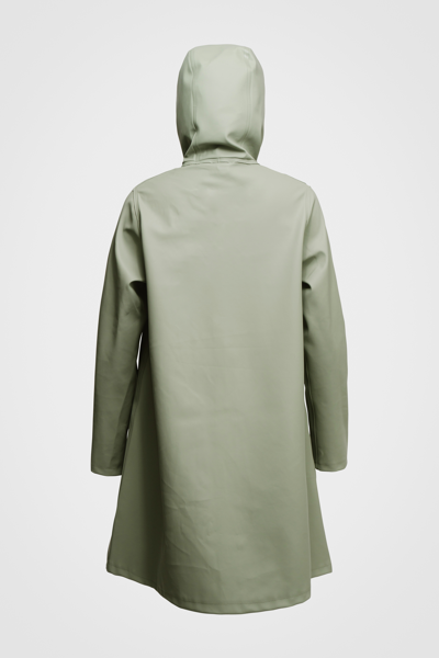 Shop Stutterheim Mosebacke Raincoat In Sage