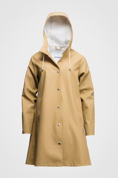 Stutterheim Mosebacke Raincoat In Sand