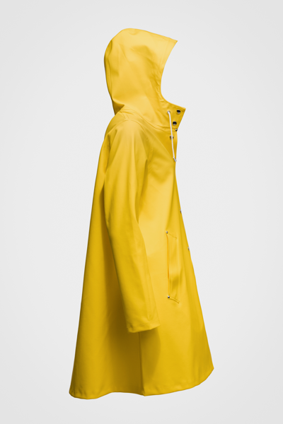 Shop Stutterheim Mosebacke Raincoat In Yellow