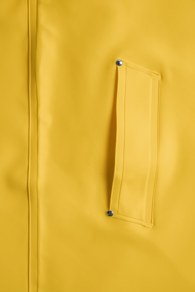 Shop Stutterheim Mosebacke Raincoat In Yellow