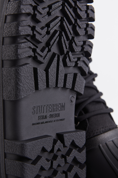 Stutterheim Patrol Boot Cordura In Black