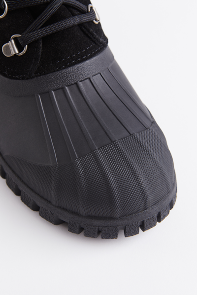 Stutterheim Patrol Boot Suede In Black