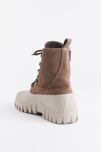 Stutterheim Patrol Boot Suede In Leaf