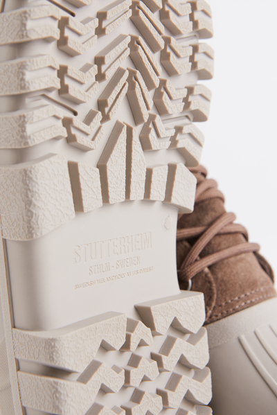 Stutterheim Patrol Boot Suede In Leaf