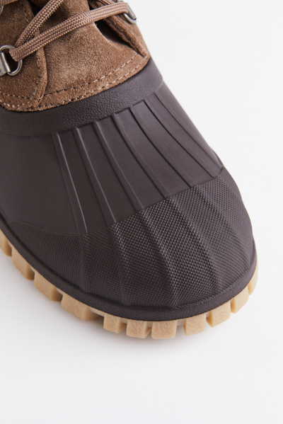 Stutterheim Patrol Boot Suede In Tobacco