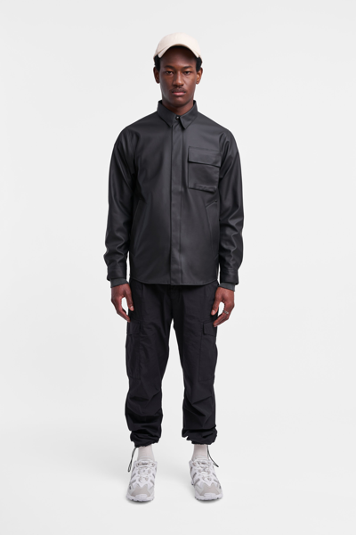 Shop Stutterheim Ringen Overshirt In Black