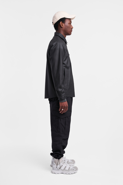 Shop Stutterheim Ringen Overshirt In Black