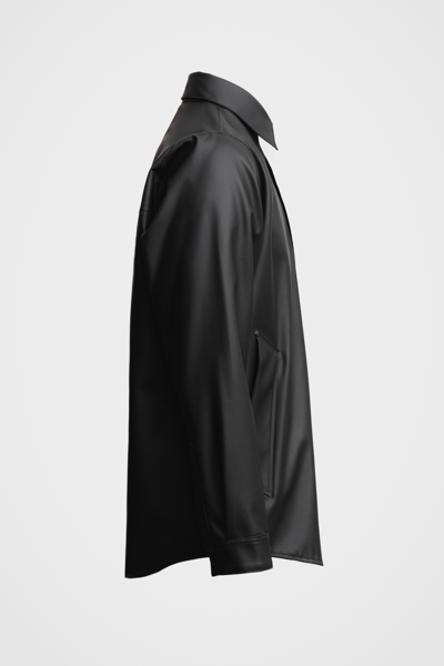 Shop Stutterheim Ringen Overshirt In Black