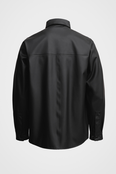 Shop Stutterheim Ringen Overshirt In Black