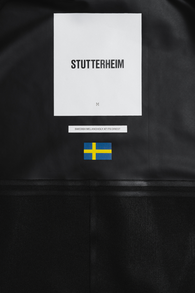 Shop Stutterheim Ringen Overshirt In Black