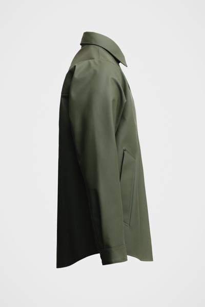 Stutterheim Ringen Overshirt In Green