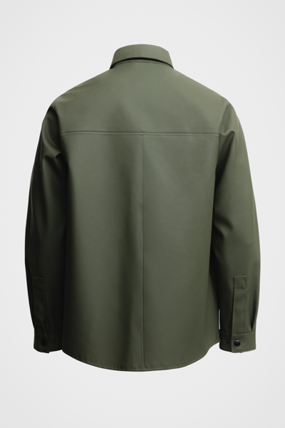 Shop Stutterheim Ringen Overshirt In Green