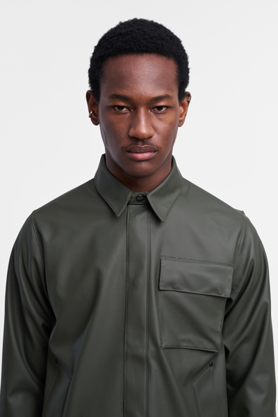 Shop Stutterheim Ringen Overshirt In Green