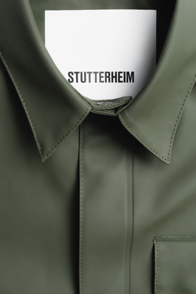 Shop Stutterheim Ringen Overshirt In Green