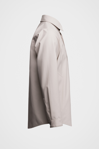 Shop Stutterheim Ringen Overshirt In Light Sand