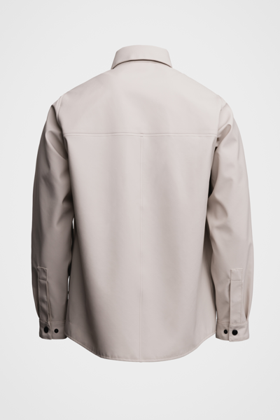 Shop Stutterheim Ringen Overshirt In Light Sand