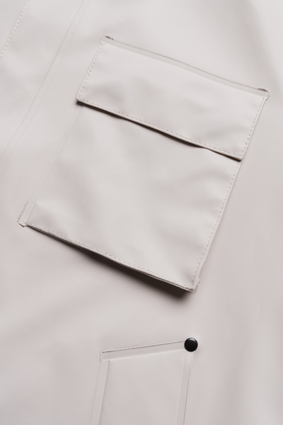 Shop Stutterheim Ringen Overshirt In Light Sand