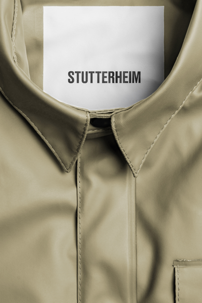 Shop Stutterheim Ringen Winter Jacket In Aloe