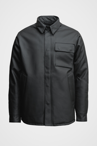 Shop Stutterheim Ringen Winter Jacket In Black