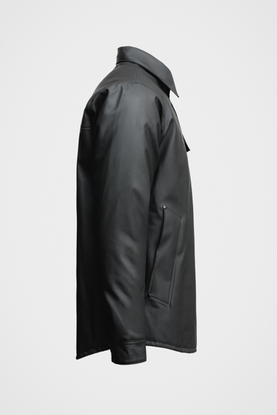 Shop Stutterheim Ringen Winter Jacket In Black