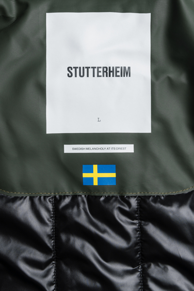 Shop Stutterheim Ringen Winter Jacket In Green