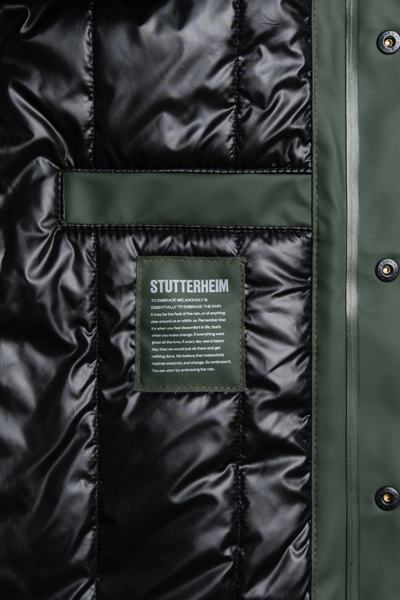 Shop Stutterheim Ringen Winter Jacket In Green