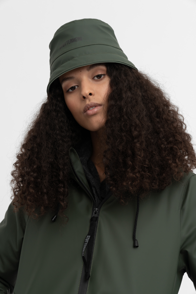 Shop Stutterheim Skärholmen Puffer Bucket Hat In Green