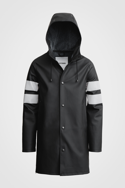 Stutterheim Stockholm Bike Raincoat In Black