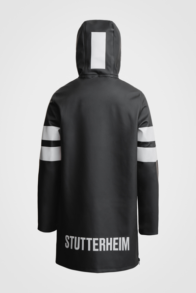Shop Stutterheim Stockholm Bike Raincoat In Black
