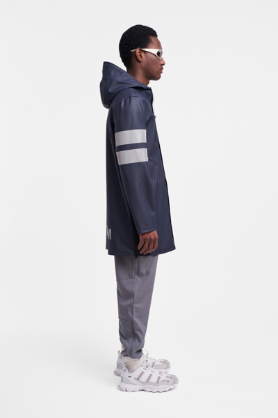 Stutterheim Stockholm Bike Raincoat In Navy