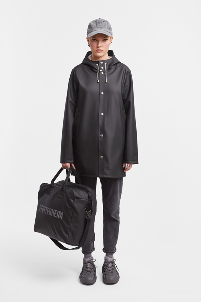 Shop Stutterheim Stockholm Raincoat In Black